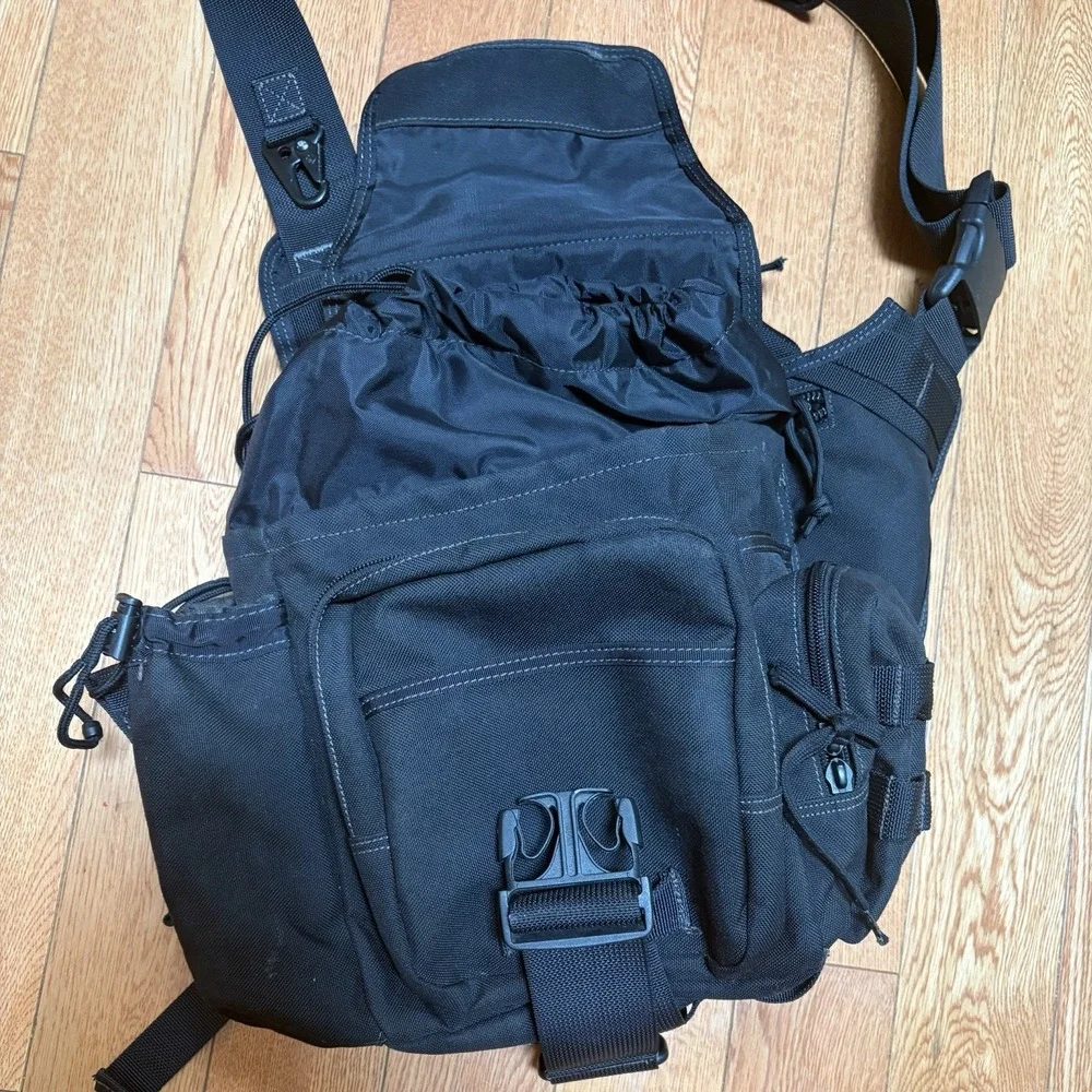 Maxpedition Jumbo Versipack Black Tactical Shoulder Sling Crossbody Bag Military